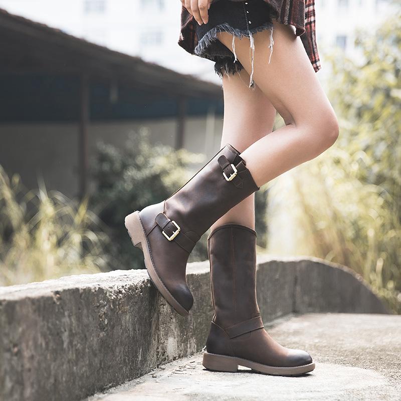 Elise™ | Buckle Boots – Bold Style, Effortless Comfort